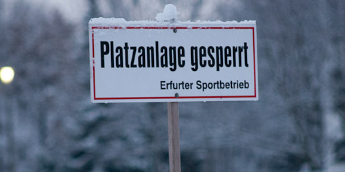 Regelungen zur Bespiellbarkeit des Platzes