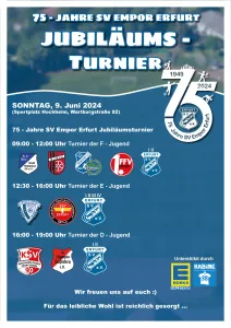 75-Jahre SV Empor Erfurt Jubiläumsturnier
